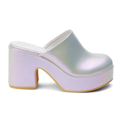 Beach By Matisse Jayde Platform Mule Grey Pearl