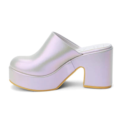Beach By Matisse Jayde Platform Mule Grey Pearl