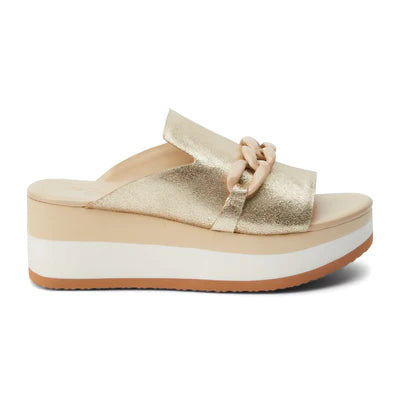 Matisse Jada Platform Wedge Gold Frost