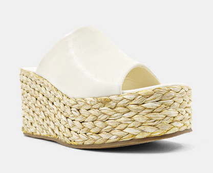 Shu Shop Jodie Espadrille Sandal Bone