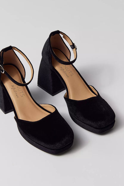 Coconuts By Matisse Misha Platform Heel Black Velvet