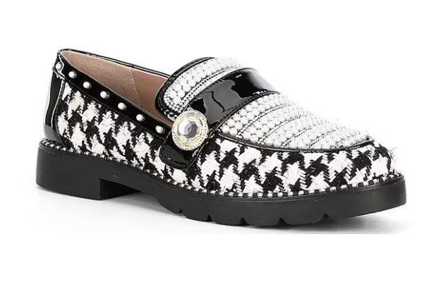 Betsey Johnson Miriam Loafer (Houndstooth)