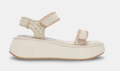 Dolce Vita Debra Sandal Ivory Suede