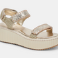 Dolce Vita Debra Sandal Platinum Distressed Leather