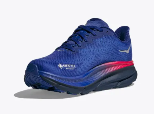 Women's Hoka Clifton 9 GTX Dazzling Blue/Evening Sky