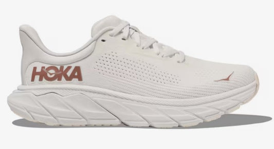 Women's Hoka Arahi 7 (Blanc De Blanc/Rose Gold)