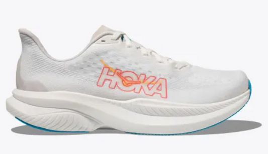 Women's Hoka Mach 6 White/Nimbus Cloud