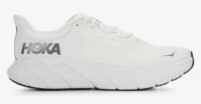 Men's Hoka Arahi 7 (Blanc De Blanc/Steel Wool) WIDE