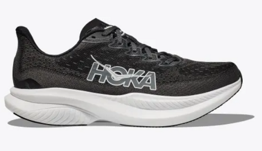 Men's Hoka Mach 6 Black/White