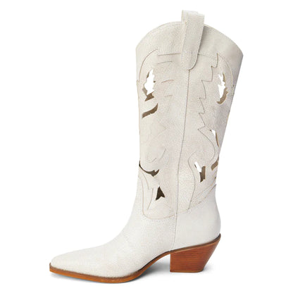 Matisse Alice Western Boot (Vintage White)