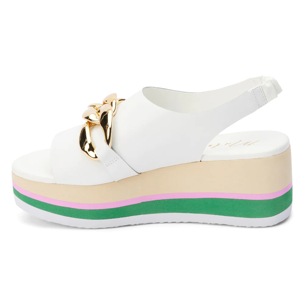 Matisse Natalia Platform Sandals White