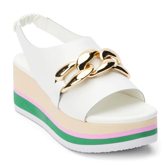 Matisse Natalia Platform Sandals White