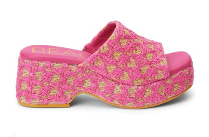 Beach By Matisse Cruz Platform Platform Heel Hot Pink