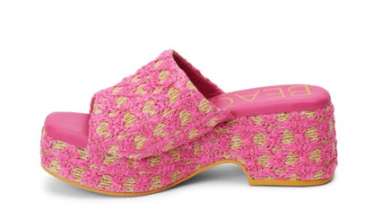 Beach By Matisse Cruz Platform Platform Heel Hot Pink
