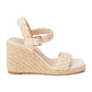 Beach By Matisse Getty Wedge Heel Sandal (Natural/Tan)