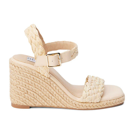 Beach By Matisse Getty Wedge Heel Sandal (Natural/Tan)