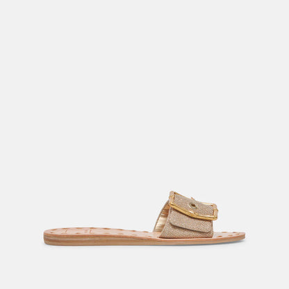 Dolce Vita Dasa Sandal Light Gold Raffia