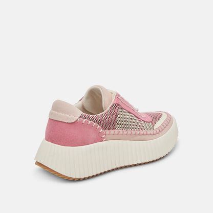 Dolce Vita Dolen Sneaker Pink Multi Woven