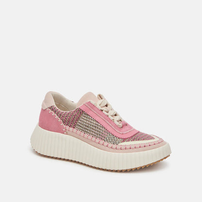 Dolce Vita Dolen Sneaker Pink Multi Woven