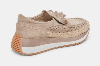 Dolce Vita Jadah Sneakers Taupe Suede