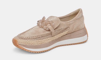 Dolce Vita Jadah Sneakers Taupe Suede