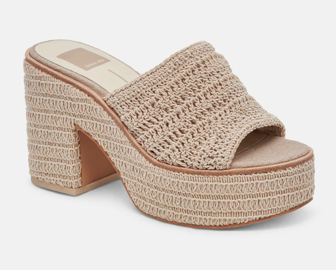 Dolce Vita Ladin Heels Dove Woven