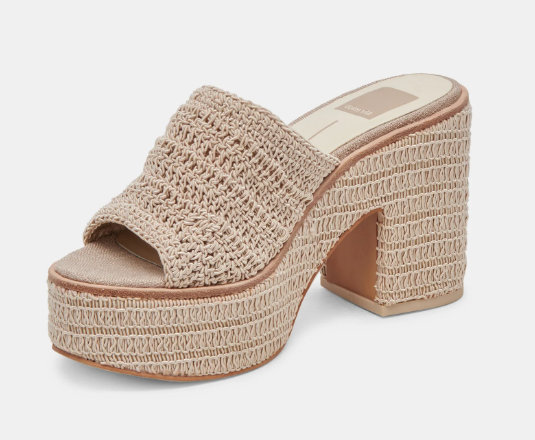 Dolce Vita Ladin Heels Dove Woven