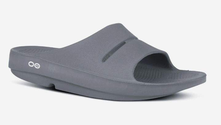 Men's (OOFOS) OOah Slide Sandal (Slate)