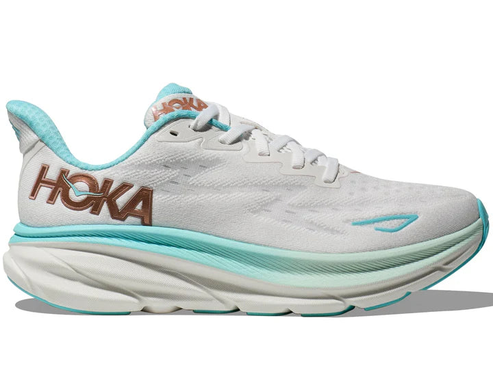 Women's Hoka Clifton 9 (Frost/Rose Gold)