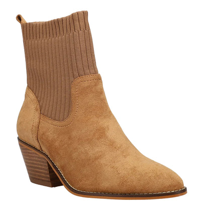 Corkys Crackling Pull On Bootie Camel