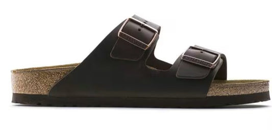 Men's Birkenstock Arizona Oiled Leather (Habana) (Regular/Wide/Width)