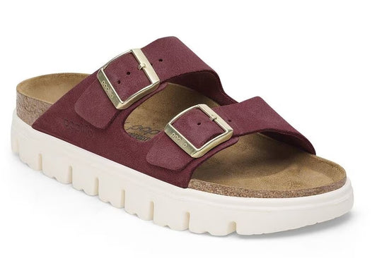 Women's Birkenstock Arizona Chunky Suede Leather-Berry Crush