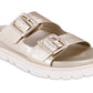 MIA Gen Double Buckle Strap Sandal (Gold Metallic)