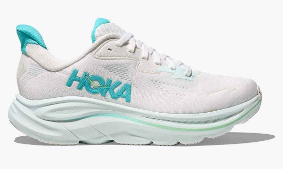 Women's Hoka Clifton 10 (White/Cielo Blue)