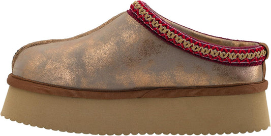 Corkys Hey Girl Pillow Talk Bootie (Washed Bronze Metallic)