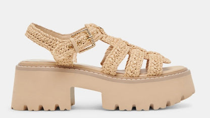 Dolce Vita Latice Sandals (Light Natural Knit)