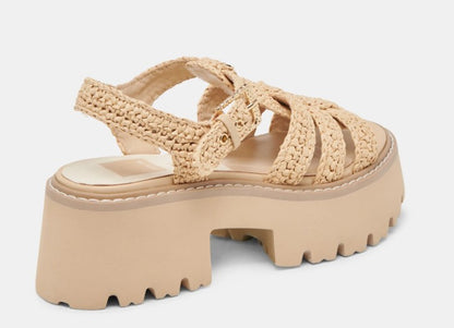 Dolce Vita Latice Sandals (Light Natural Knit)