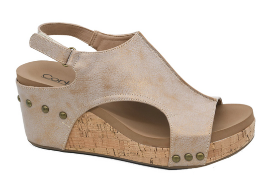 Women's Corky's Carley Wedge Sandal (Bronze Wash)