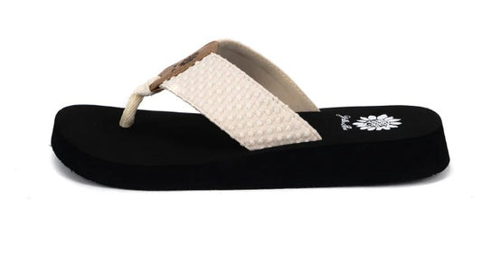 Yellow Box Falava Sandal (Ivory)