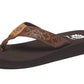 Yellow Box Benji Flip Flop (Dark Brown)