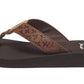 Yellow Box Benji Flip Flop (Dark Brown)