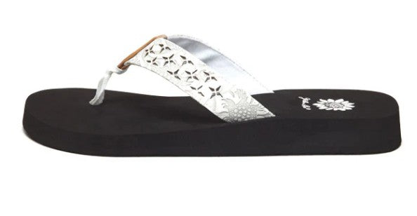 Yellow Box Benji Flip Flop (White)