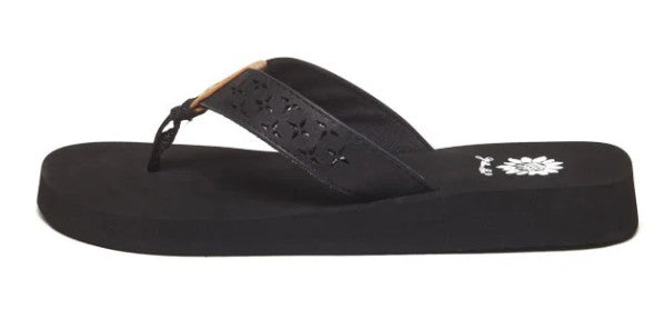 Yellow Box Benji Flip Flop (Black)