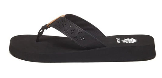 Yellow Box Benji Flip Flop (Black)