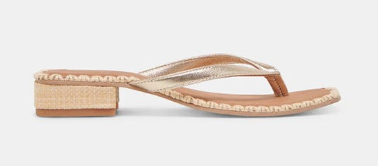 Dolce Vita Barty Sandals (Gold Metallic Leather)