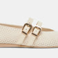 Dolce Vita Baylee Ballet Flat (Bone Perforated Suede)