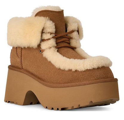 Women's Ugg Esmee Lace Up (Chestnut)