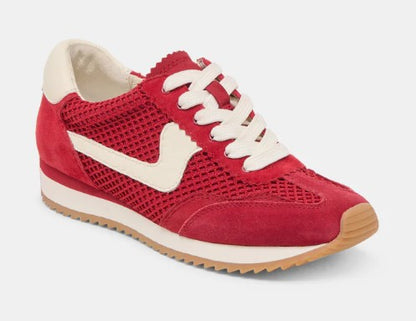 Dolce Vita B. NTCD Mesh Sneakers (Crimson Woven Mesh)