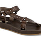 MIA Zaria Gladiator Sandal (Dark Brown)