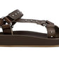 MIA Zaria Gladiator Sandal (Dark Brown)